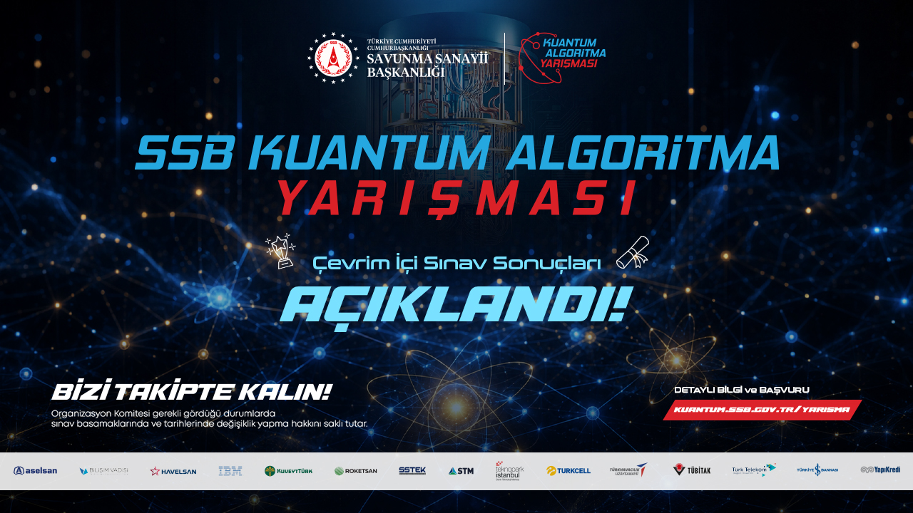 SSB Kuantum Algoritma Yarışması Çevrim İçi Sınav Sonuçları Açıklandı!